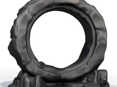 Stone Circle Archway Natural Rock 3D print model