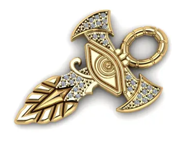 eye pendant 3D print model