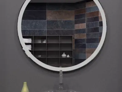 Illuminated Mirror 25 3D model