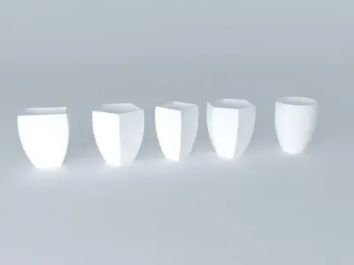 glasses cups Free 3D model