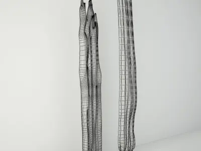 Natura Tall Root Wood 3D model