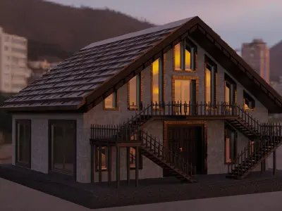 Luxury house 20 Free 3D model