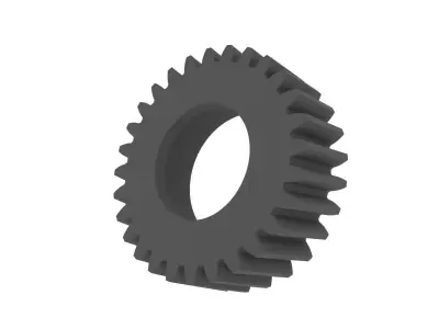 Gear for Electric Bicycle T28 D37 3D print model