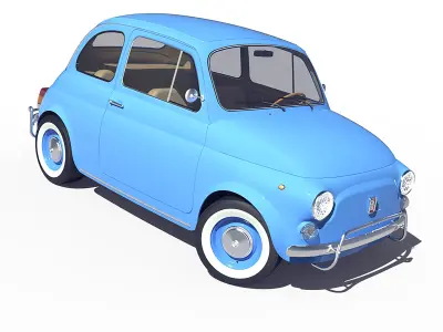 Fiat 500 - 1959 3D model
