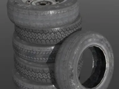 mesh second life new nice car tires tires Car wheel Wheels  Low-poly 3D model