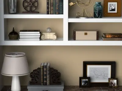 Shelf decoration 3D model