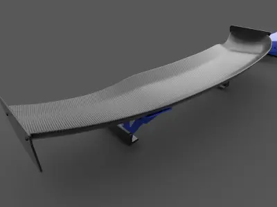 Body kit Skyline R34 Spoiler 3D model
