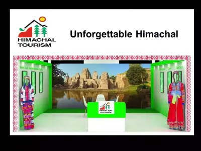 6 mtr x 6mtr one side open exhibition stand 3D print model