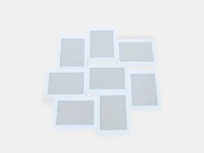 VAXBO Collage frame for 8 photos 3D model