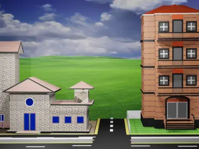 House society by ZeeG 3D model