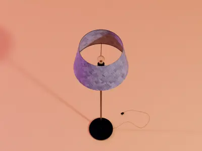 Floor Lamp Low-poly 3D model