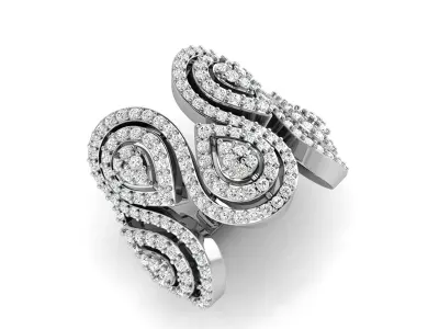 Diamond Ring 3D print model