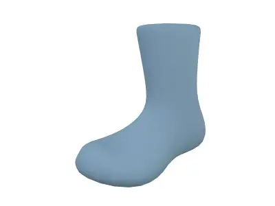 Sock Icon v2 003 Low-poly 3D model