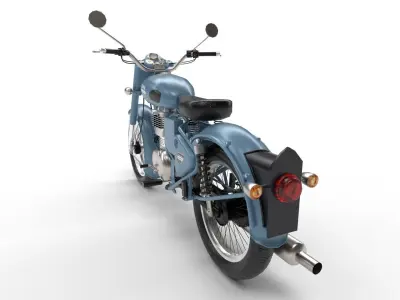 Royal Enfield Classic 350 Low-poly 3D model
