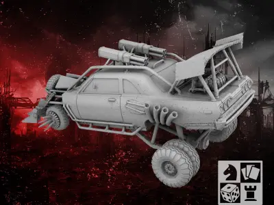 Mad car 2 3D print model