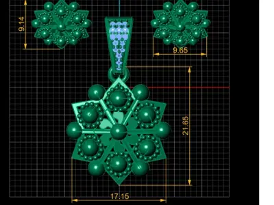 LOVE DESIGN GOLDEN LOCKET SET 3D PRINTABLE MODEL  3D print model