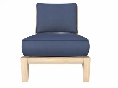 Contemporary Accent Chair 3D model