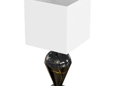 Serena Luxury Mosaic Magia Table Lamp 3D model