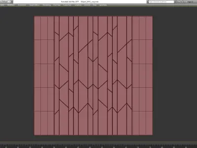 Wall Panel Decoration 3d model Low-poly 3D model shop