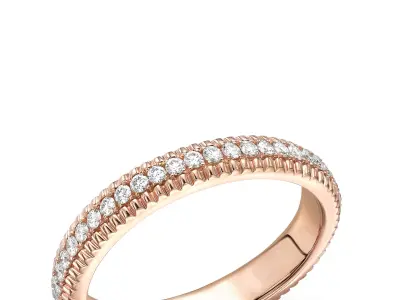 Rainbow eternity ring 3D print model