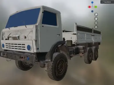 Cargo Truck Low-poly 3D model by ndt5292 from CGTrader