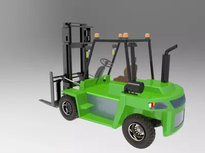 Forklift model 3D model