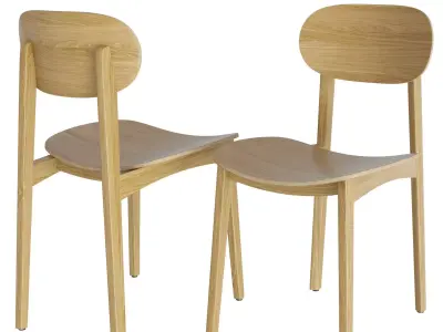 Dana Chair Low-poly 3D model