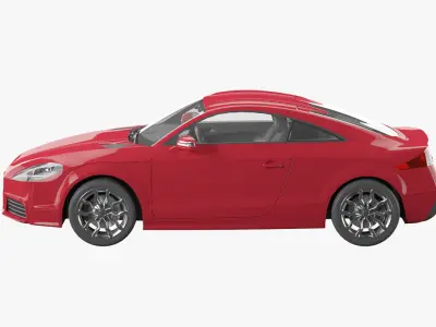 Generic car unique 3D model