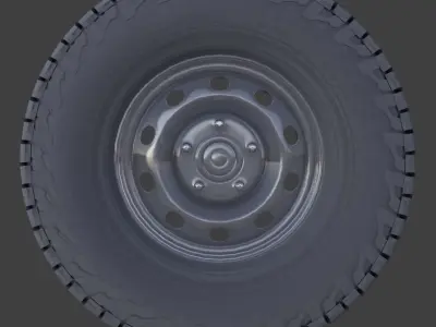 Falken Wildpeak AT3W All Terrain Radial Tire 3D model