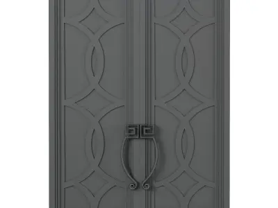 door design Low-poly 3D model