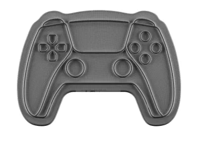 Playstation Gamepad Neon Sign 3D model