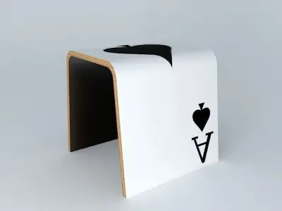 Bank Letter DESFIACOCO Ace of Spades Free 3D model