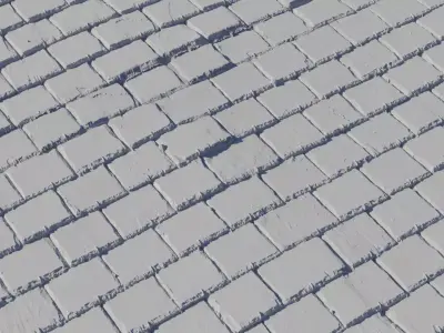 Weathered Slate Tile Roof  Texture
