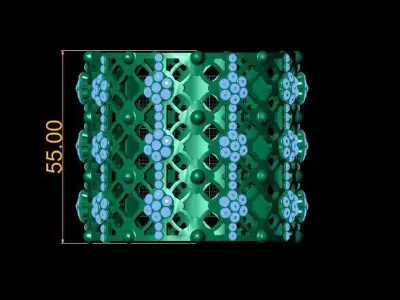 LUXURY DIAMOND RING 3D PRINTABLE MODEL 3D print model