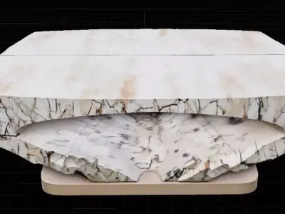 Aurelian Infinity Console Billionaire Mansion Ultra-Luxury 3D Low-poly 3D model