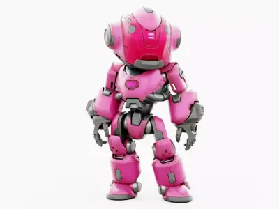 ROBO ZERO-K  Rigged for Unreal Engine - Unity - MIXAMO 3D model