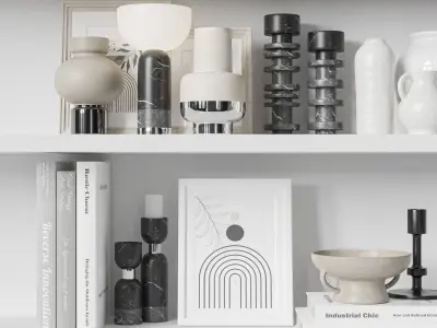 Decorative Set 51 3D model buy