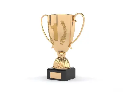 Cups Trophy 3D model 30