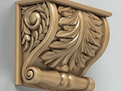 Corbel 009 3D model