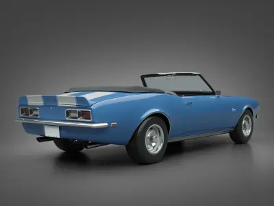 1968 Chevrolet Camaro RS Convertible 3D model