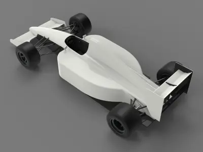 Formula 1 racing car 3D model