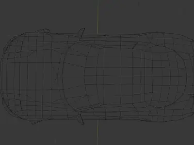 Low Poly Gameready Mazda RX-7 Low-poly 3D model