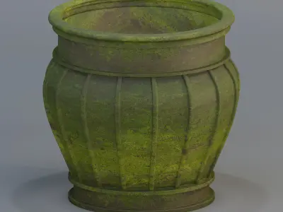 Garden urn planter53 3D model