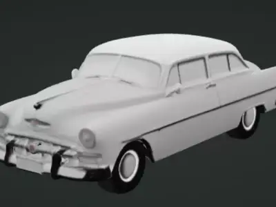Classic Cuban Car 3D model