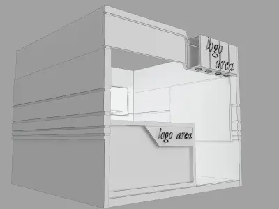 Booth Exhibition Stand a41 3D model
