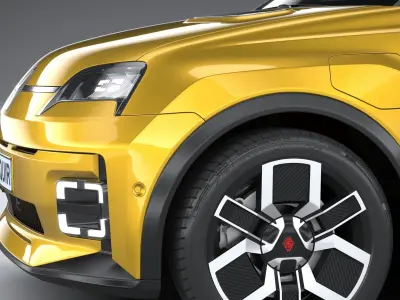 Renault 5 E-Tech 2025 3D model