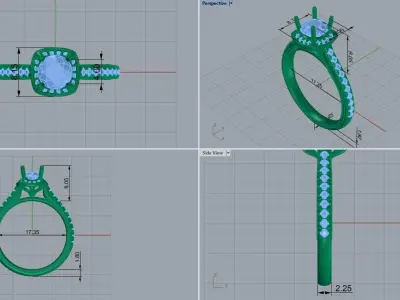 ring code  485 3D print model