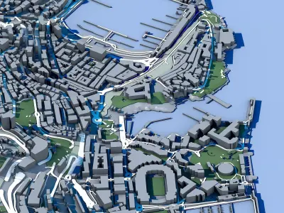 Monte Carlo Monaco  3D model