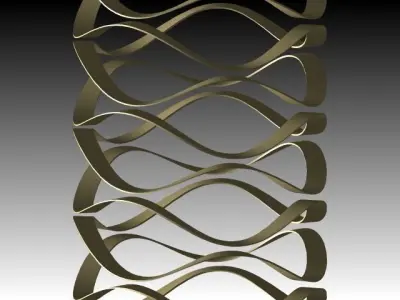 wave spring Free 3D model purchase