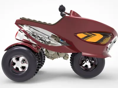 Motor Concept Car 3D model